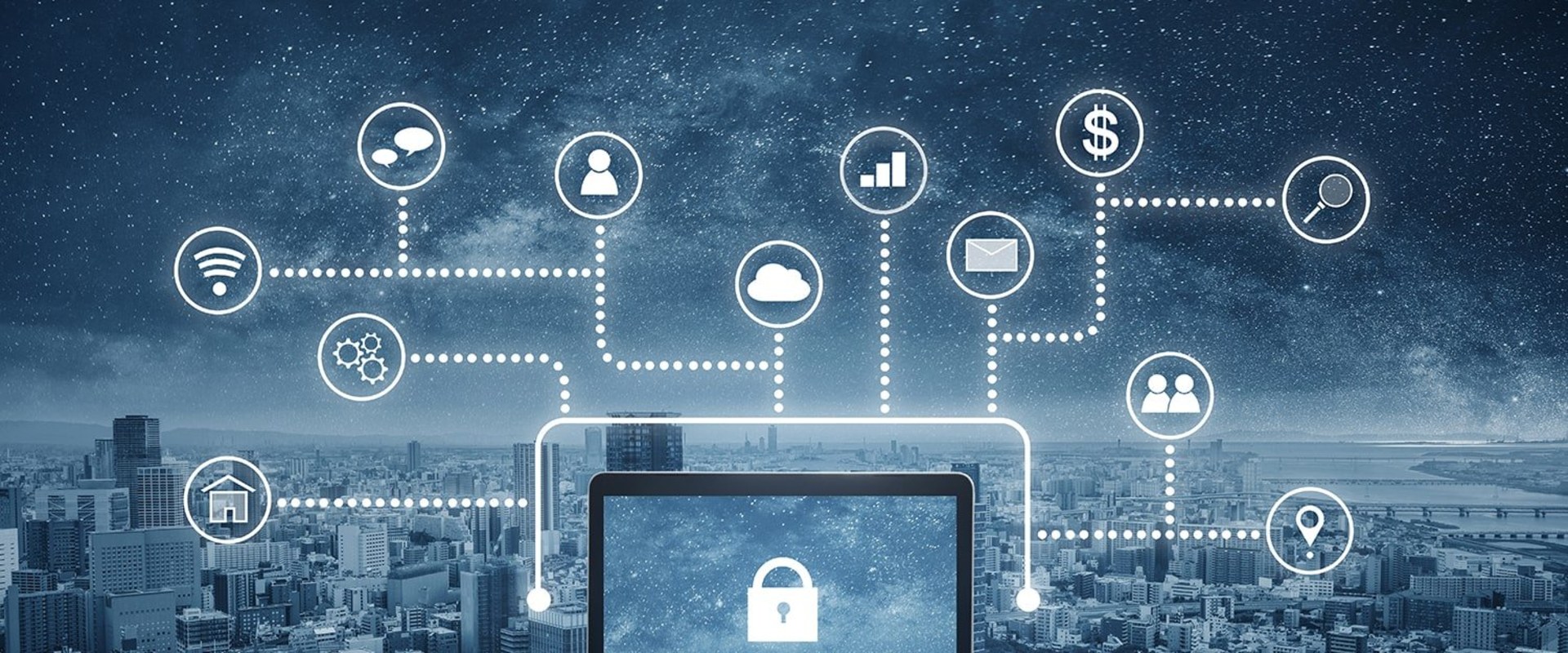 How do you set up a network security system?